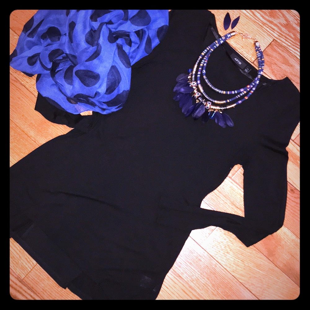 Black long sleeve shirt